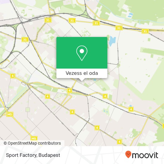 Sport Factory térkép