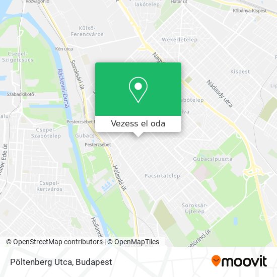 Pöltenberg Utca térkép
