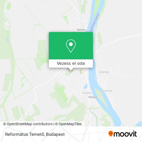 Református Temető térkép