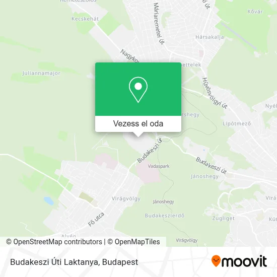 Budakeszi Úti Laktanya térkép
