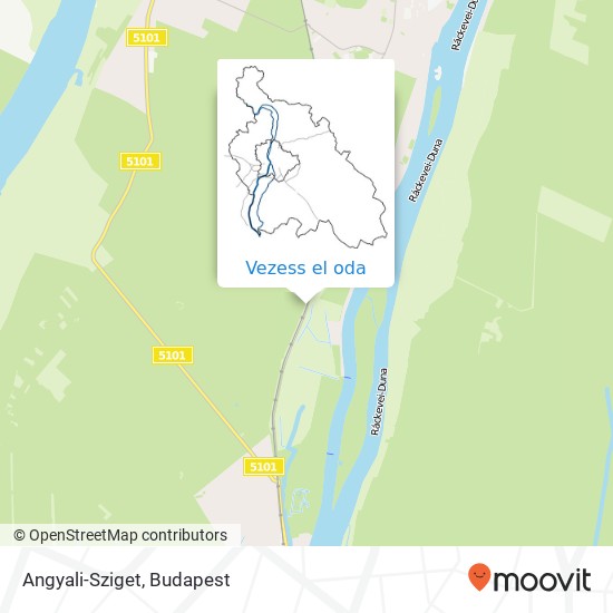 Angyali-Sziget térkép