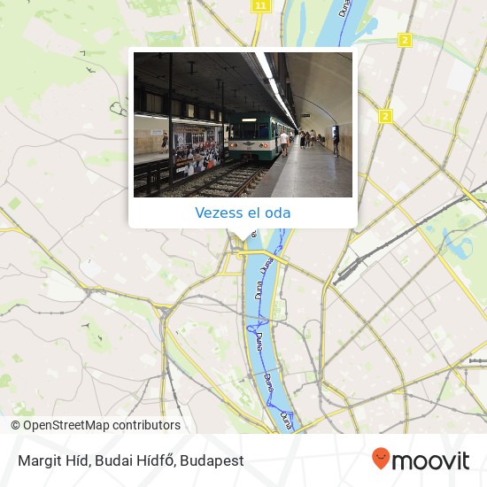 Margit Híd, Budai Hídfő térkép