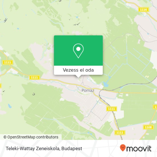 Teleki-Wattay Zeneiskola térkép