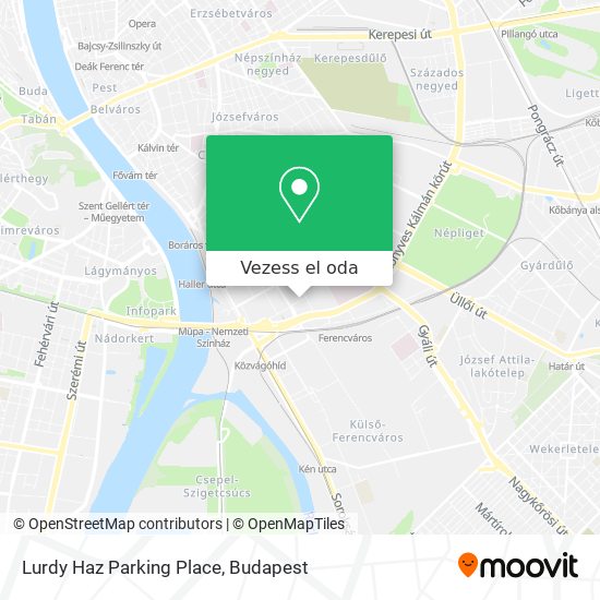 Lurdy Haz Parking Place térkép