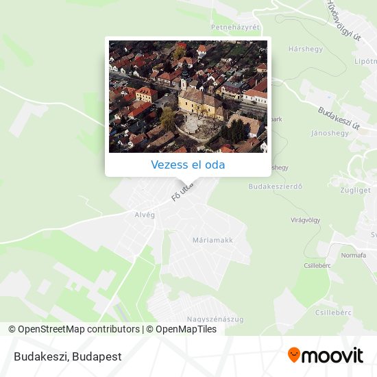 Budakeszi térkép