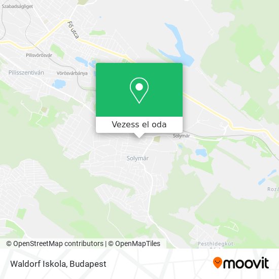 Waldorf Iskola térkép