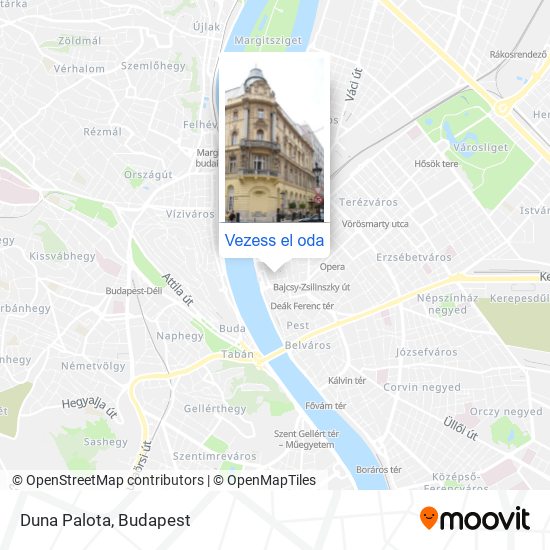 Duna Palota térkép