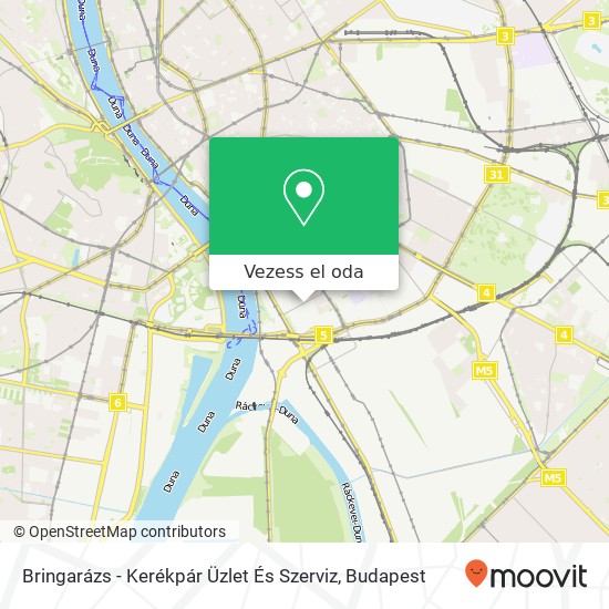 Bringarázs - Kerékpár Üzlet És Szerviz térkép
