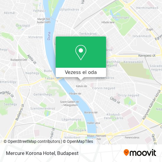 Mercure Korona Hotel térkép