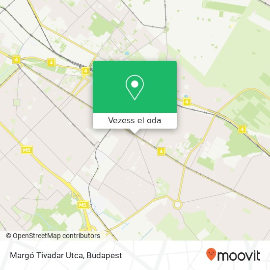 Margó Tivadar Utca térkép