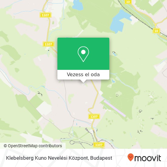 Klebelsberg Kuno Nevelési Központ térkép