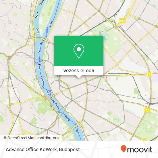 Advance Office KoWerk térkép