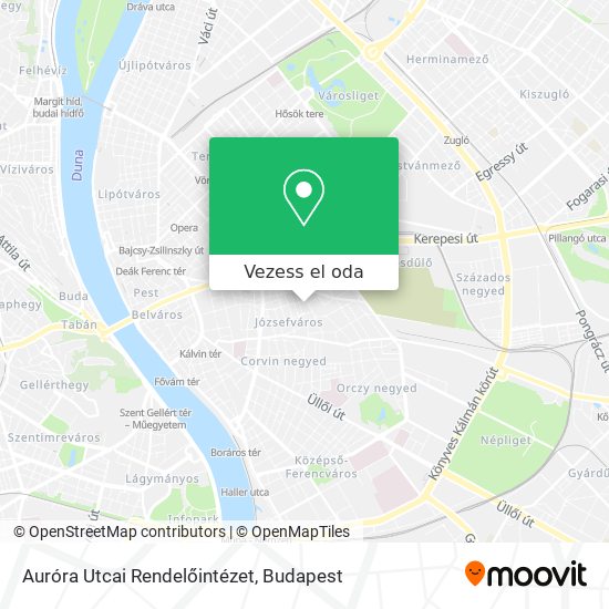 Auróra Utcai Rendelőintézet térkép