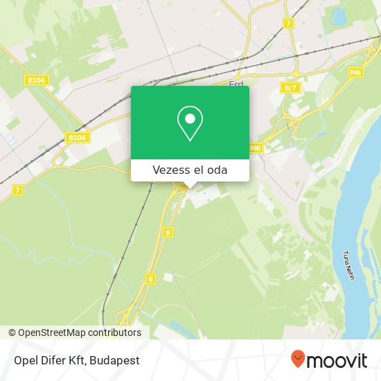 Opel Difer Kft térkép