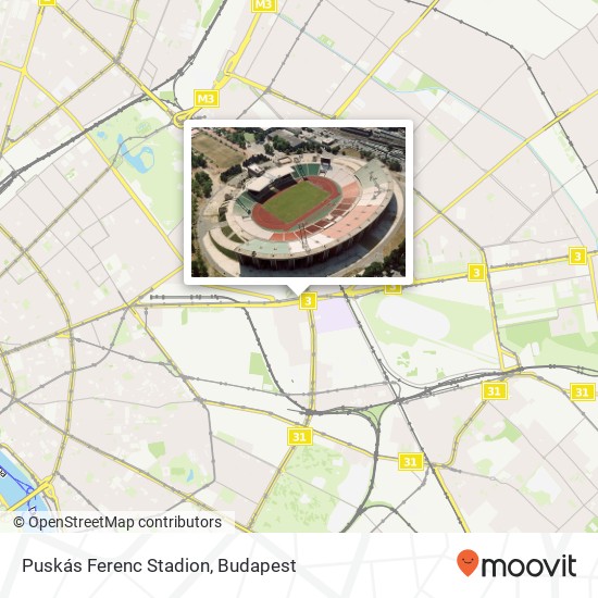 Puskás Ferenc Stadion térkép