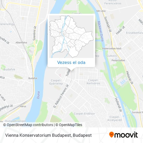 Vienna Konservatorium Budapest térkép