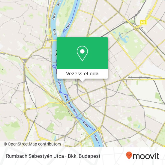 Rumbach Sebestyén Utca - Bkk térkép