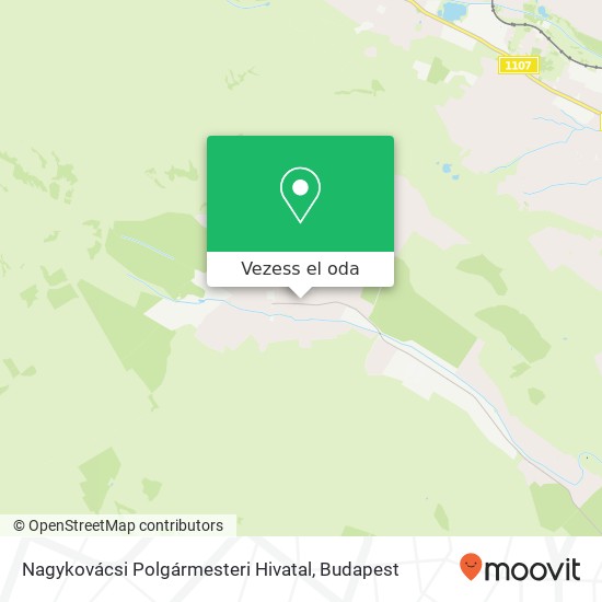 Nagykovácsi Polgármesteri Hivatal térkép