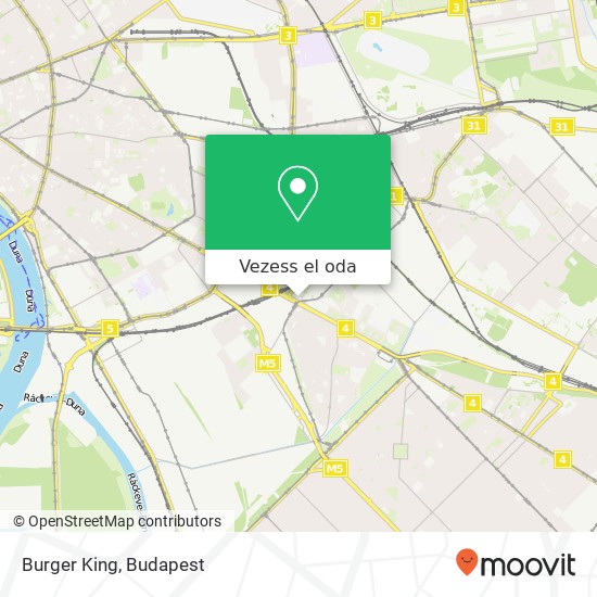 Burger King térkép