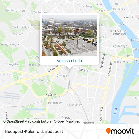Budapest-Kelenföld térkép