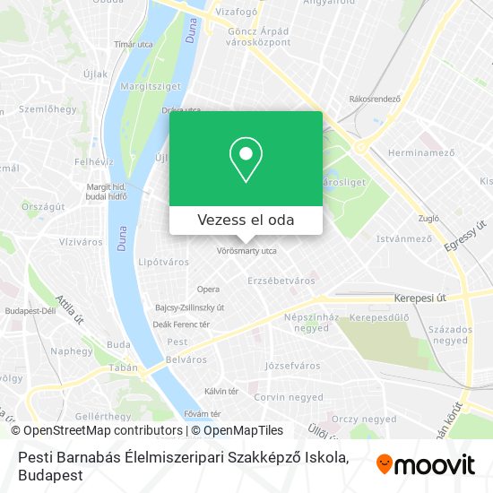 Pesti Barnabás Élelmiszeripari Szakképző Iskola térkép