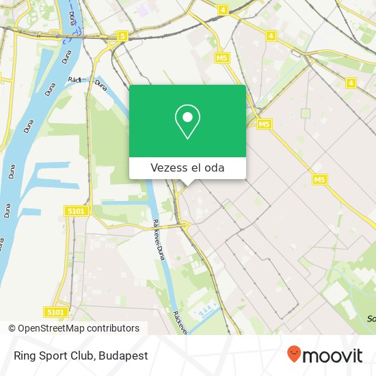 Ring Sport Club térkép
