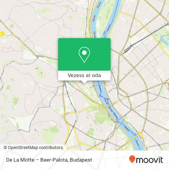 De La Motte – Beer-Palota térkép
