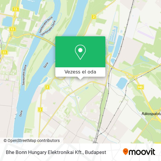Bhe Bonn Hungary Elektronikai Kft. térkép