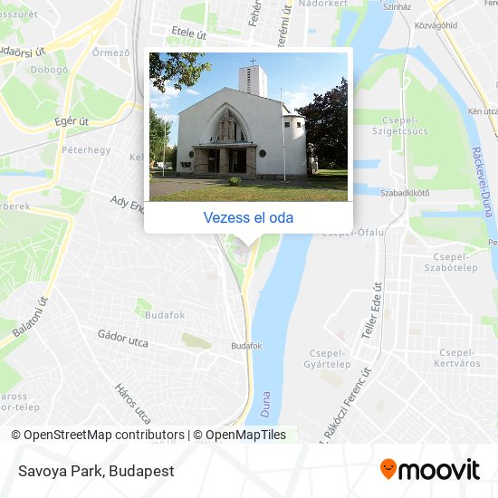 Savoya Park térkép