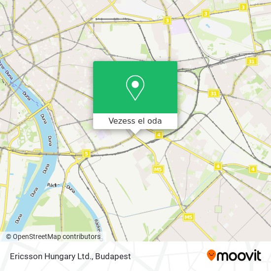 Ericsson Hungary Ltd. térkép