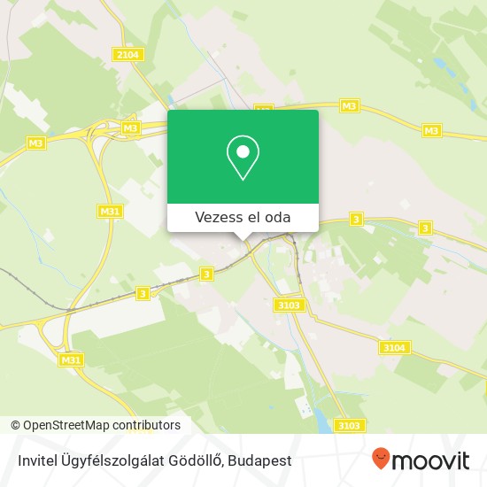 Invitel Ügyfélszolgálat Gödöllő térkép