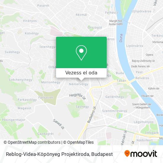 Reblog-Videa-Köpönyeg Projektiroda térkép