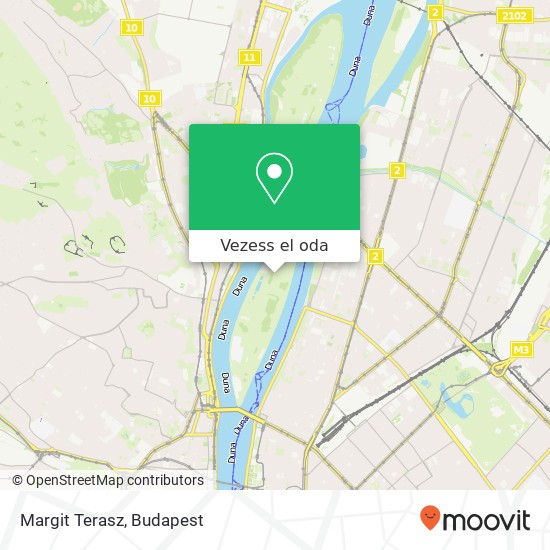Margit Terasz térkép