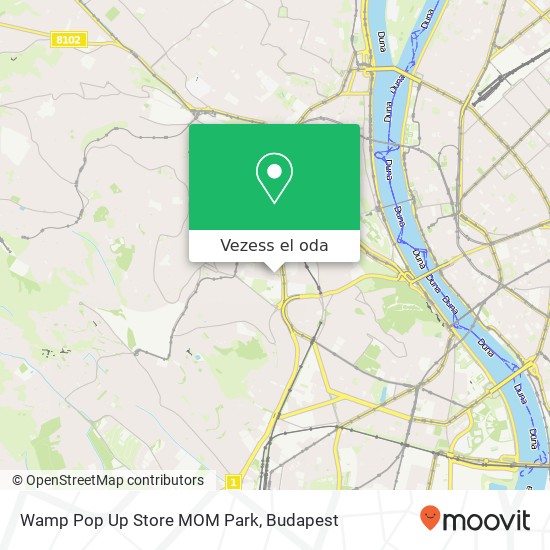Wamp Pop Up Store MOM Park térkép