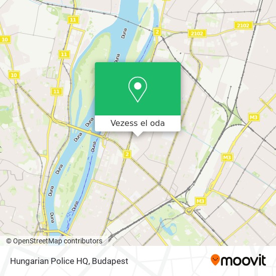 Hungarian Police HQ térkép