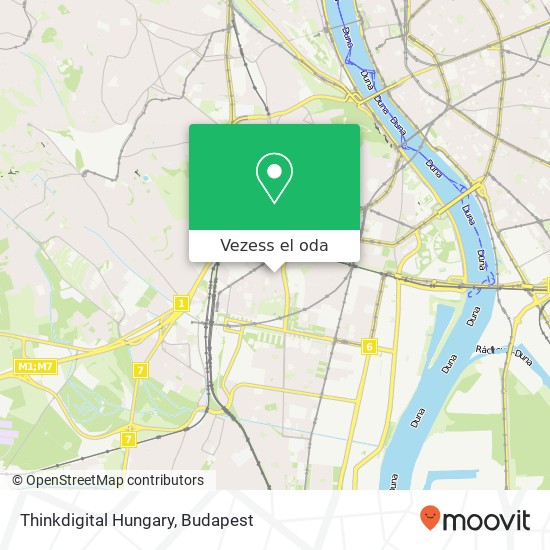 Thinkdigital Hungary térkép