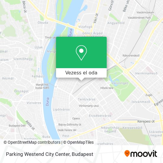 Parking Westend City Center térkép
