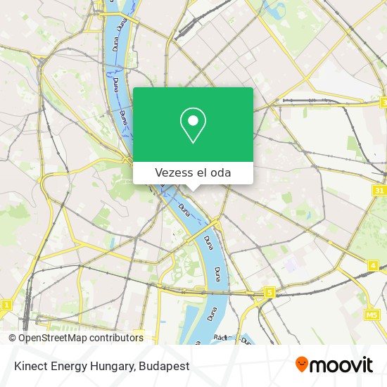 Kinect Energy Hungary térkép