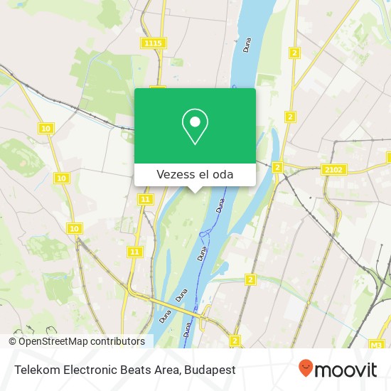 Telekom Electronic Beats Area térkép