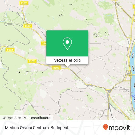 Medios Orvosi Centrum térkép
