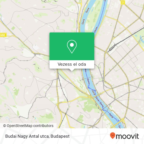 Budai Nagy Antal utca térkép
