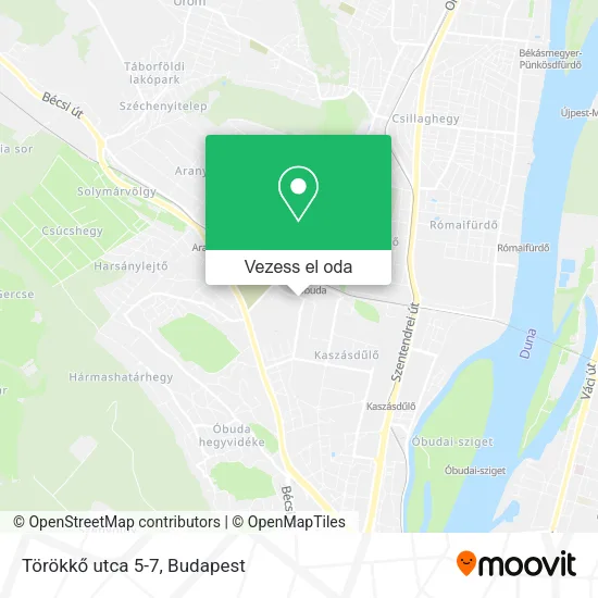 Törökkő utca 5-7 térkép