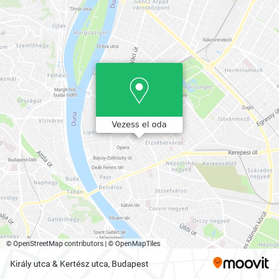 Király utca & Kertész utca térkép