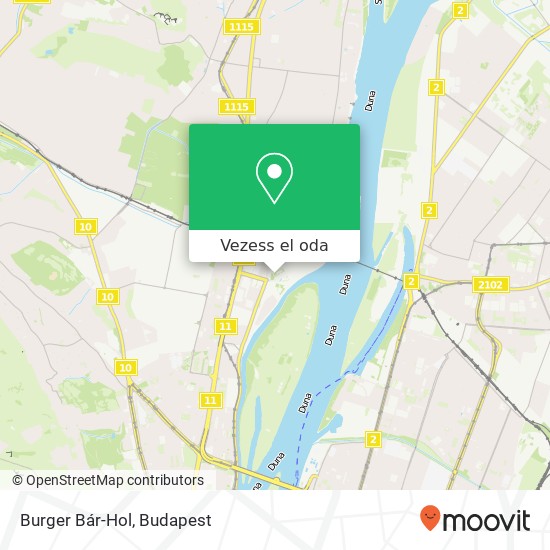 Burger Bár-Hol térkép