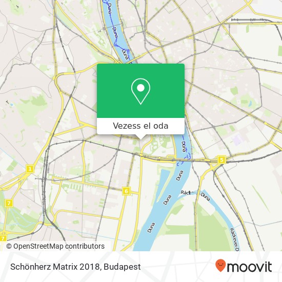 Schönherz Matrix 2018 térkép