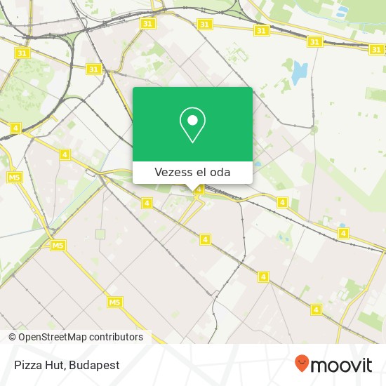 Pizza Hut térkép