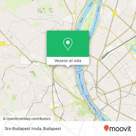 Srs-Budapest Iroda térkép