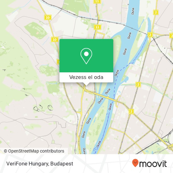 VeriFone Hungary térkép