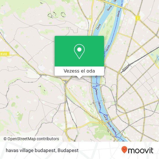 havas village budapest térkép