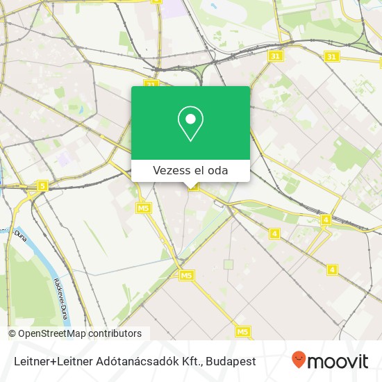 Leitner+Leitner Adótanácsadók Kft. térkép